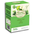 Apfel Aromatisierter Grüntee-Pyramide Teebeutel Premium Blends Bio &amp; EU-konform (FTB1508)